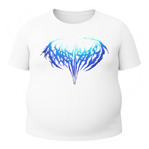 Camiseta Plus Size Proteção Uv 50+ Curta Cyber Tribal Narcissist Rash Guard