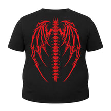 Camiseta Plus Size Proteção Uv Manga Curta Cyber Tribal Asas 01 Rash Guard