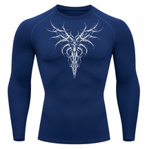 Camiseta Compressão Uv 50+ Manga Longa Cyber Tribal Dark Instinct Rash Guard
