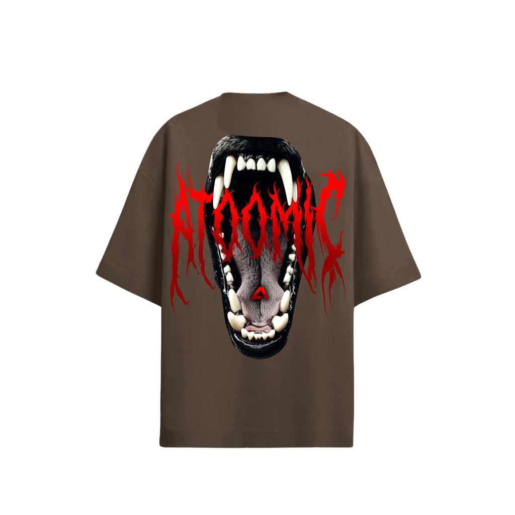 Camiseta Oversized Premium 20.1 Atoomic Predator Instinct Camisa Unissex
