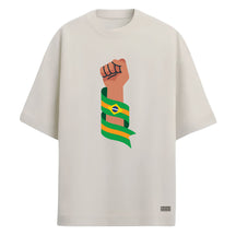 Camiseta Oversized Manga Curta Força Brasil Brasileiro Varias Cores