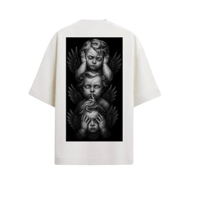 Camiseta Oversized Premium 20.1 Atoomic Angels Of Silence Camisa Unissex