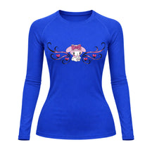 Camiseta Compressão Uv Manga Longa Cyber Tribal My Melody Hello Kitty Rash Guard