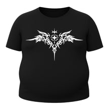 Camiseta Plus Size Proteção Uv Tecido Gelado Manga Curta Cyber Tribal Asas 03