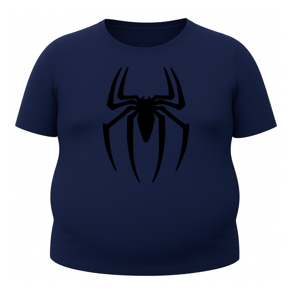 Camiseta Plus Size Proteção Uv Manga Curta Spider Man Rash Guard