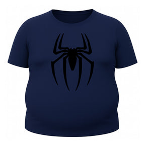 Camiseta Plus Size Proteção Uv Manga Curta Spider Man Rash Guard