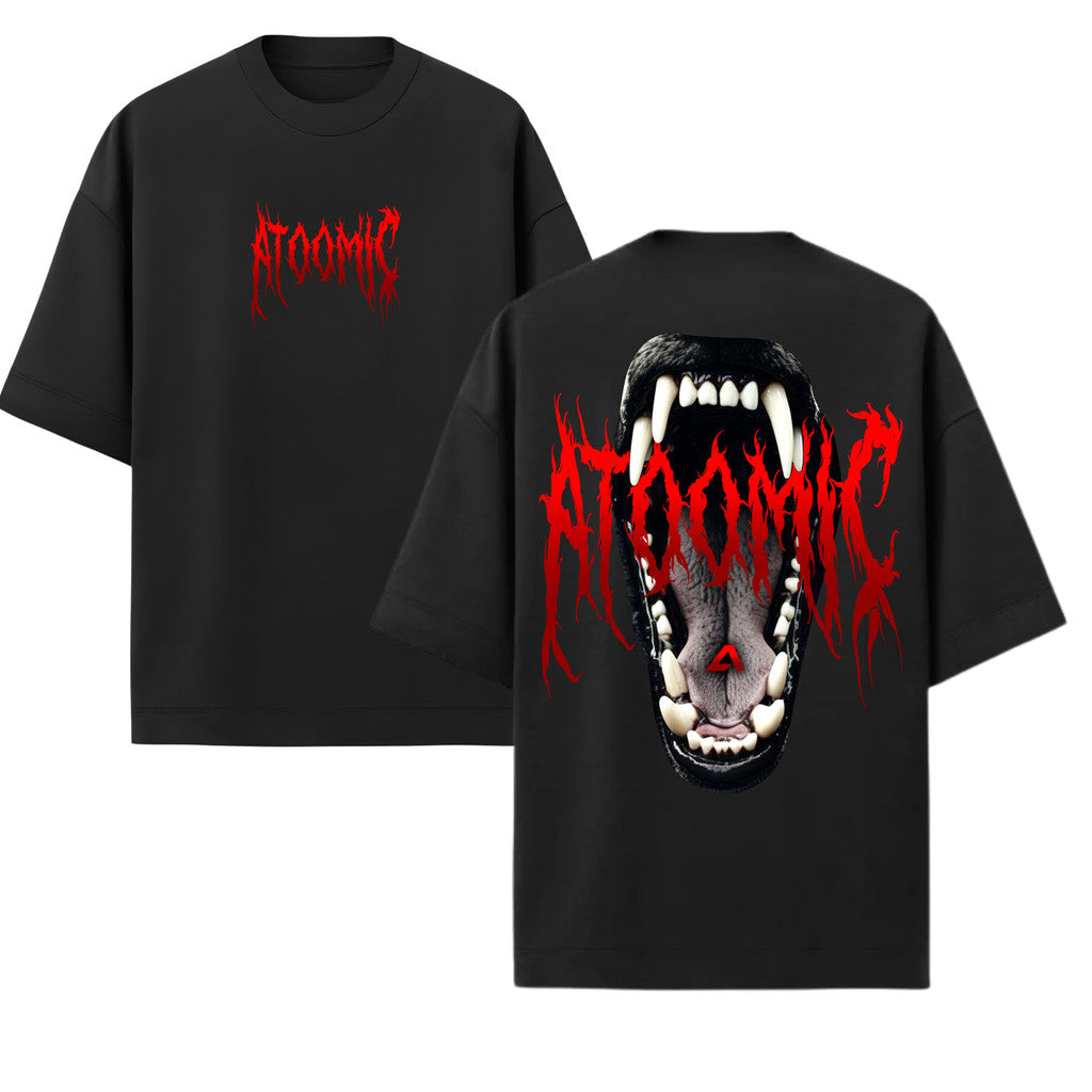 Camiseta Oversized Premium 20.1 Atoomic Predator Instinct Camisa Unissex