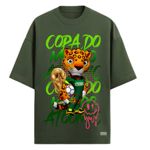 Camiseta Oversized Atoomic Mascote Onça Brasil Edition Copa
