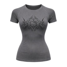 Camiseta Compressão Uv Manga Curta Cyber Tribal Black Heart Hello Kitty Rash Guard