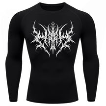 Camiseta Compressão Uv 50+ Manga Longa Cyber Tribal Primal Dominion Rash Guard