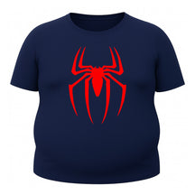 Camiseta Plus Size Proteção Uv Manga Curta Spider Man Rash Guard