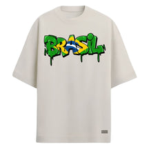 Camiseta Oversized Atoomic Brasil Drip Edition Copa