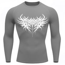 Camiseta Compressão Uv Manga Longa Cyber Tribal Night Reaper Oblivion Rash Guard