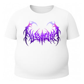 Camiseta Plus Size Proteção Uv Manga Curta Cyber Tribal Dark Metal Rash Guard