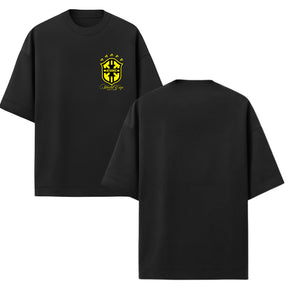 Camiseta Oversized Escudo Brasil Prime Edition Copa