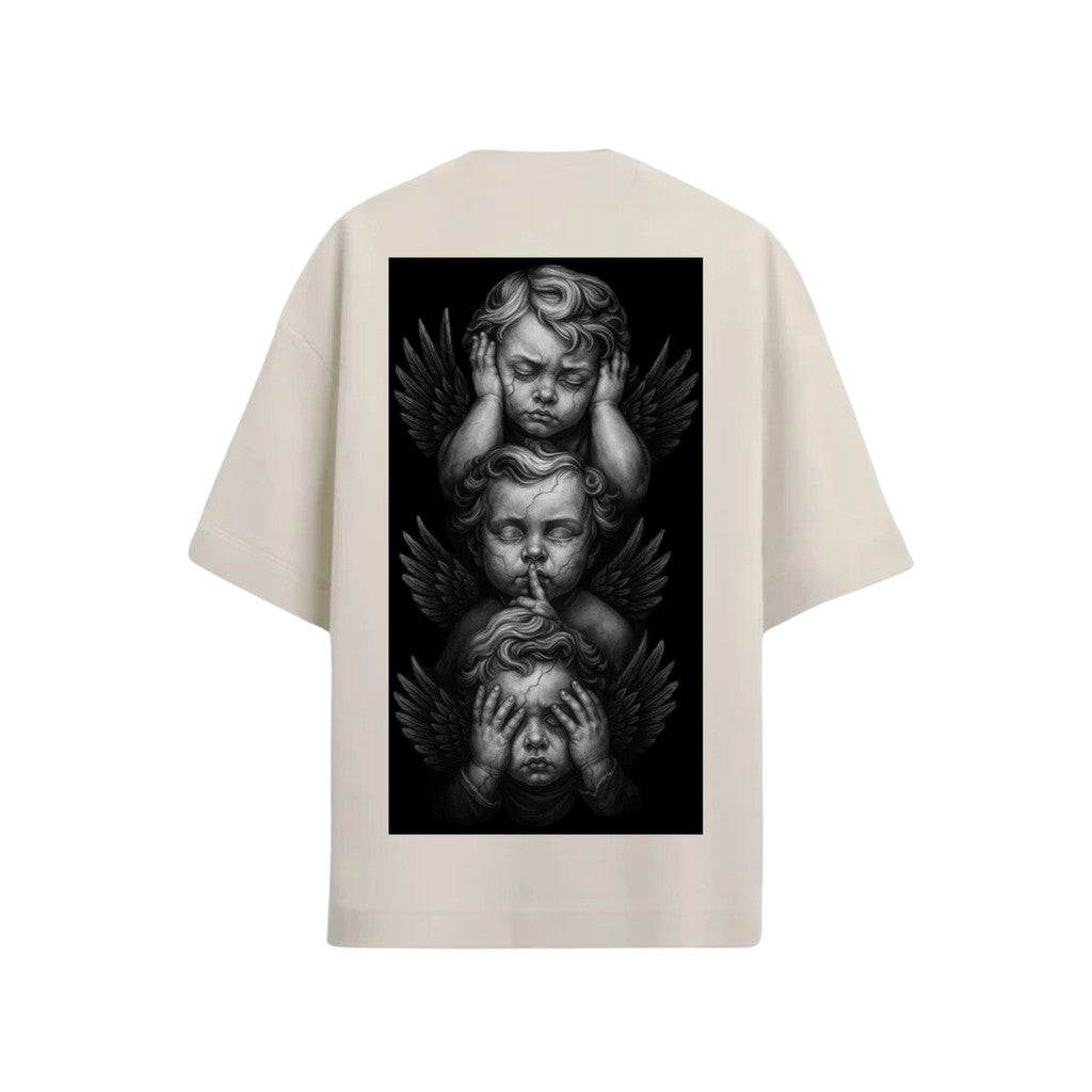Camiseta Oversized Premium 20.1 Atoomic Angels Of Silence Camisa Unissex
