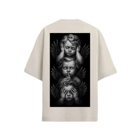 Camiseta Oversized Premium 20.1 Atoomic Angels Of Silence Camisa Unissex