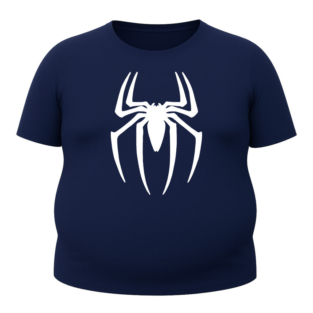 Camiseta Plus Size Proteção Uv Manga Curta Spider Man Rash Guard