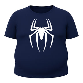 Camiseta Plus Size Proteção Uv Manga Curta Spider Man Rash Guard