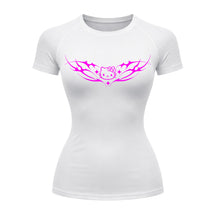 Camiseta Compressão Uv Manga Curta Cyber Tribal Angel Hello Kitty Rash Guard