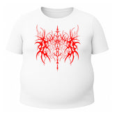 Camiseta Plus Size Uv 50+ Manga Curta Cyber Tribal Dark Vanguard Rash Guard