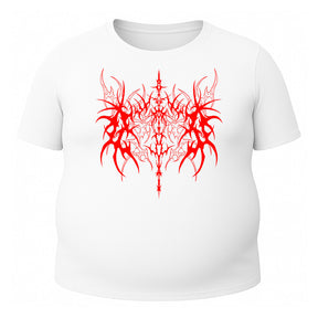 Camiseta Plus Size Uv 50+ Manga Curta Cyber Tribal Dark Vanguard Rash Guard