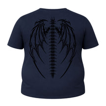 Camiseta Plus Size Proteção Uv Manga Curta Cyber Tribal Asas 01 Rash Guard