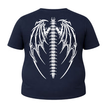 Camiseta Plus Size Proteção Uv Manga Curta Cyber Tribal Asas 01 Rash Guard