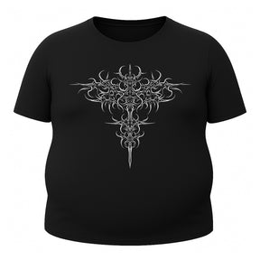 Camiseta Plus Size Uv 50+ Manga Curta Cyber Tribal Savage Emblem Rash Guard