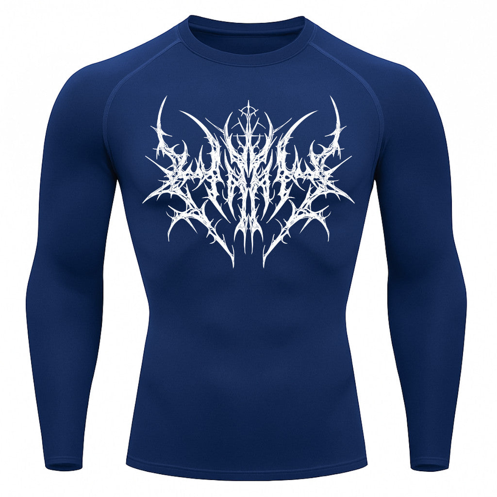 Camiseta Compressão Uv 50+ Manga Longa Cyber Tribal Primal Dominion Rash Guard