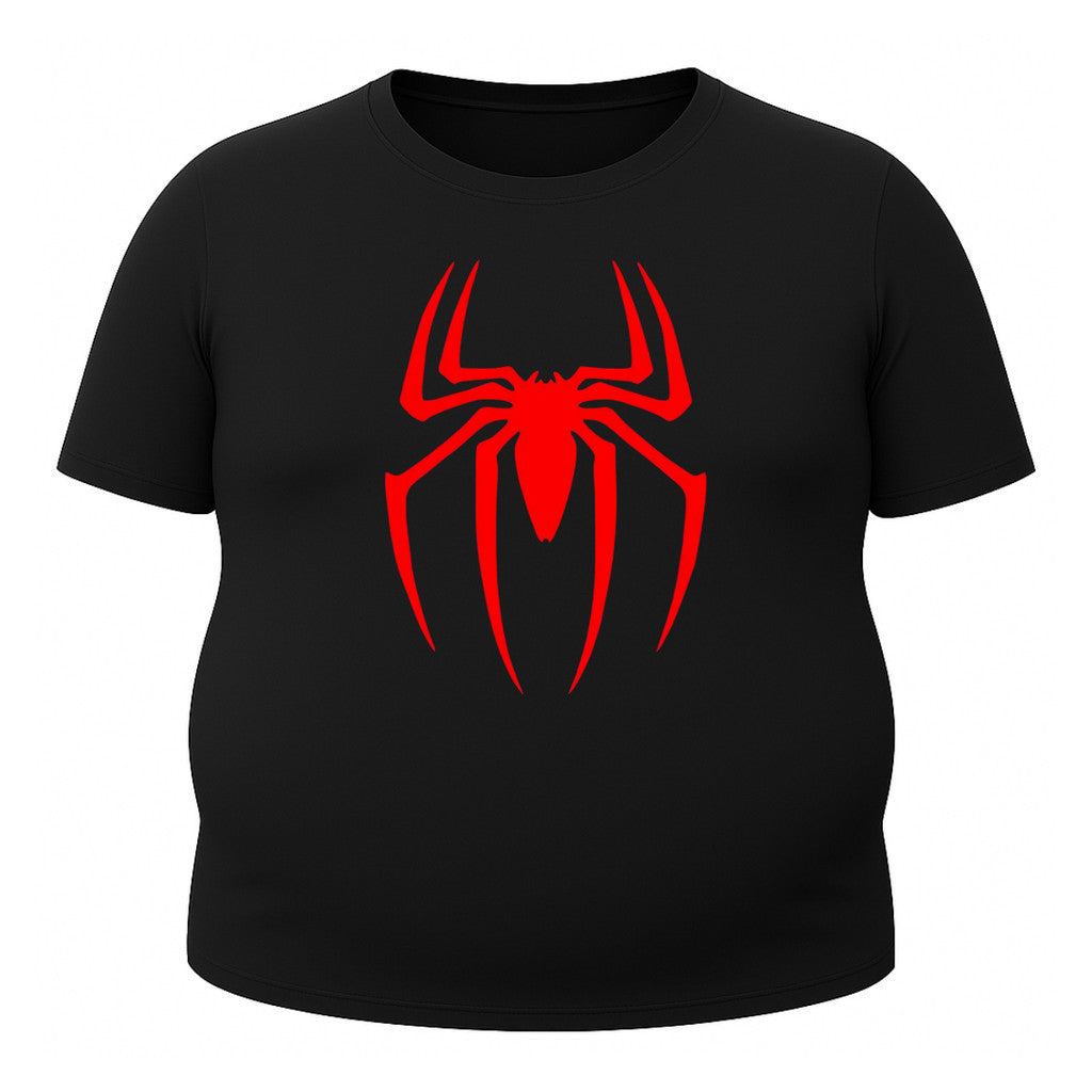 Camiseta Plus Size Proteção Uv Manga Curta Spider Man Rash Guard