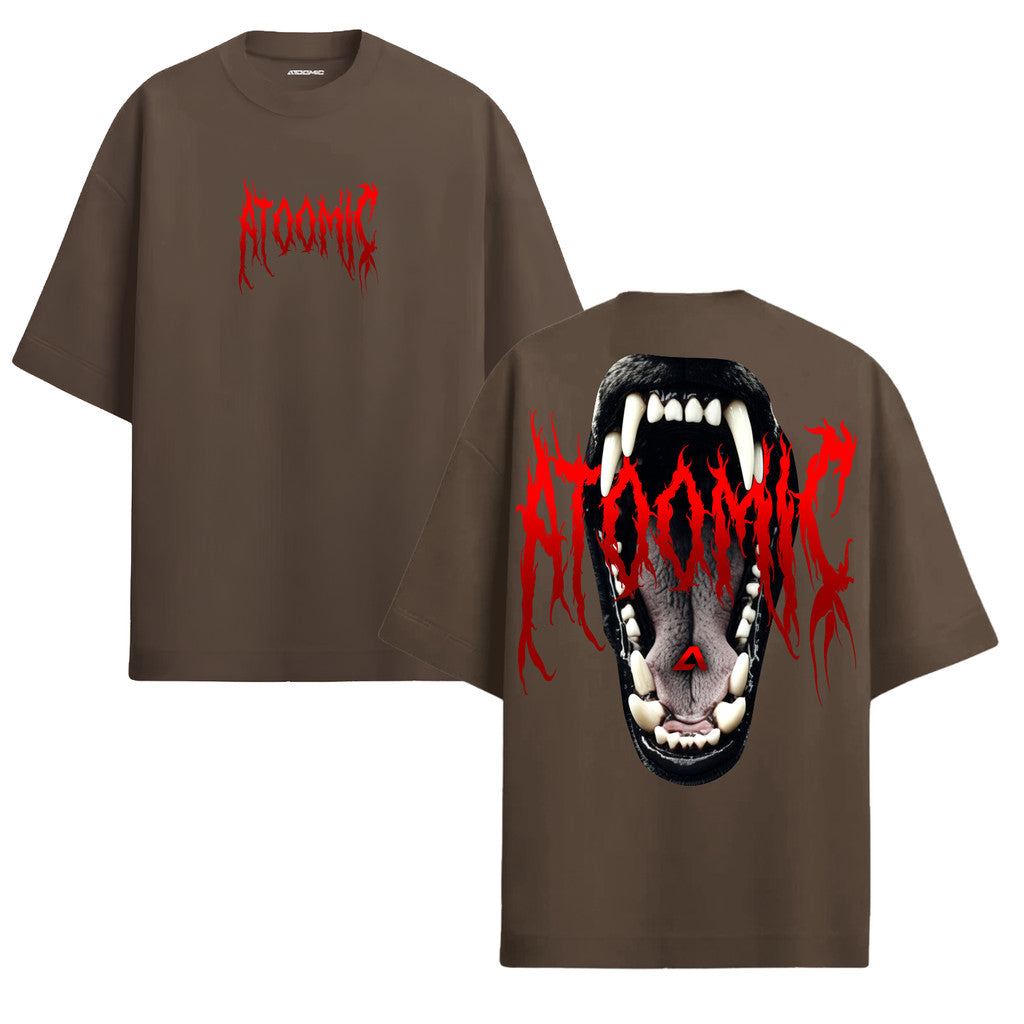 Camiseta Oversized Premium 20.1 Atoomic Predator Instinct Camisa Unissex