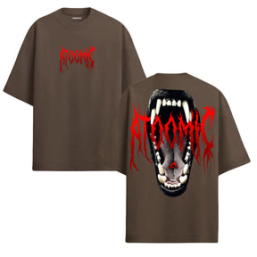 Camiseta Oversized Premium 20.1 Atoomic Predator Instinct Camisa Unissex