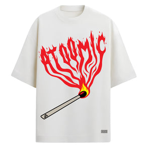 Camiseta Oversized Premium 20.1 Fire Origin Atoomic Camisa Unissex