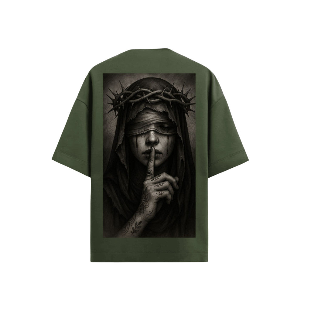 Camiseta Oversized Premium 20.1 Atoomic Blind Faith Camisa Unissex
