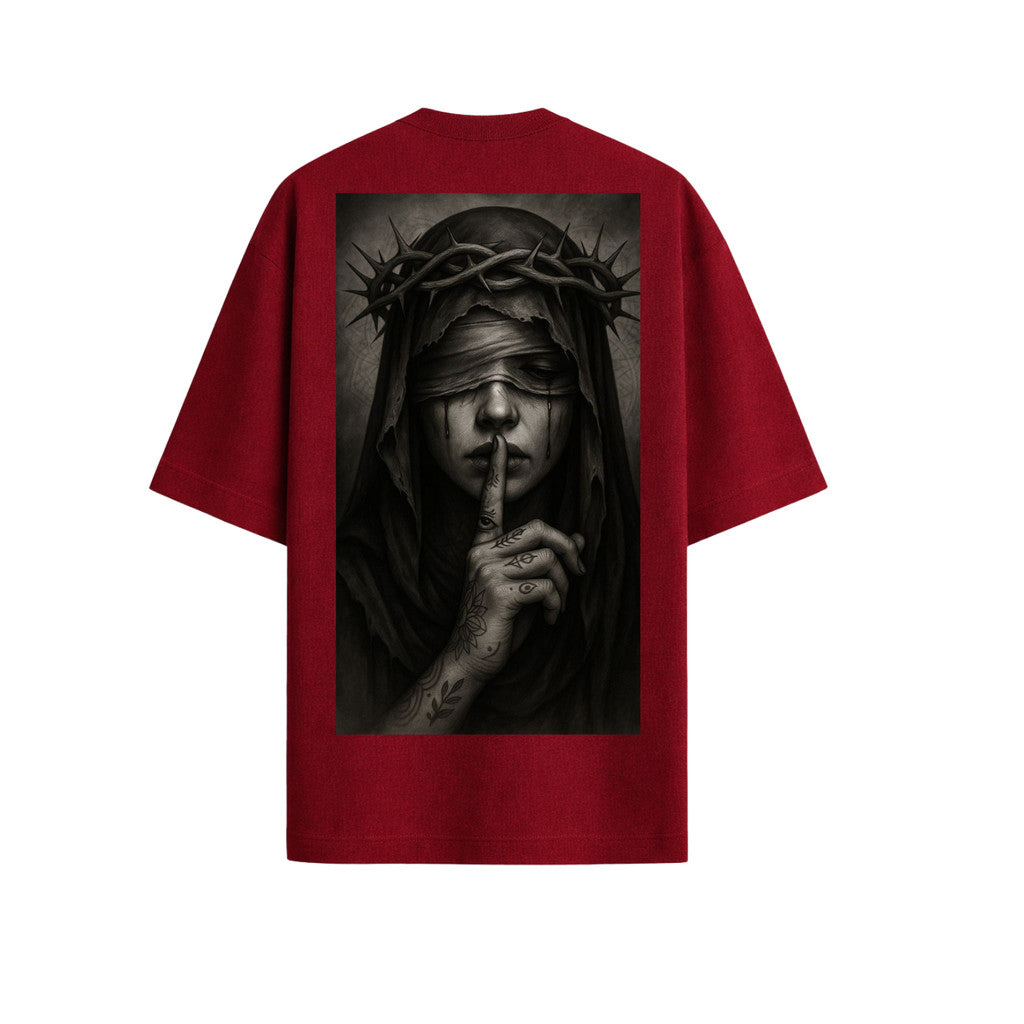 Camiseta Oversized Premium 20.1 Atoomic Blind Faith Camisa Unissex
