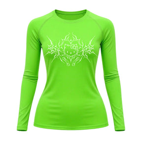 Camiseta Compressão Uv Manga Longa Cyber Tribal Black Heart Hello Kitty Rash Guard