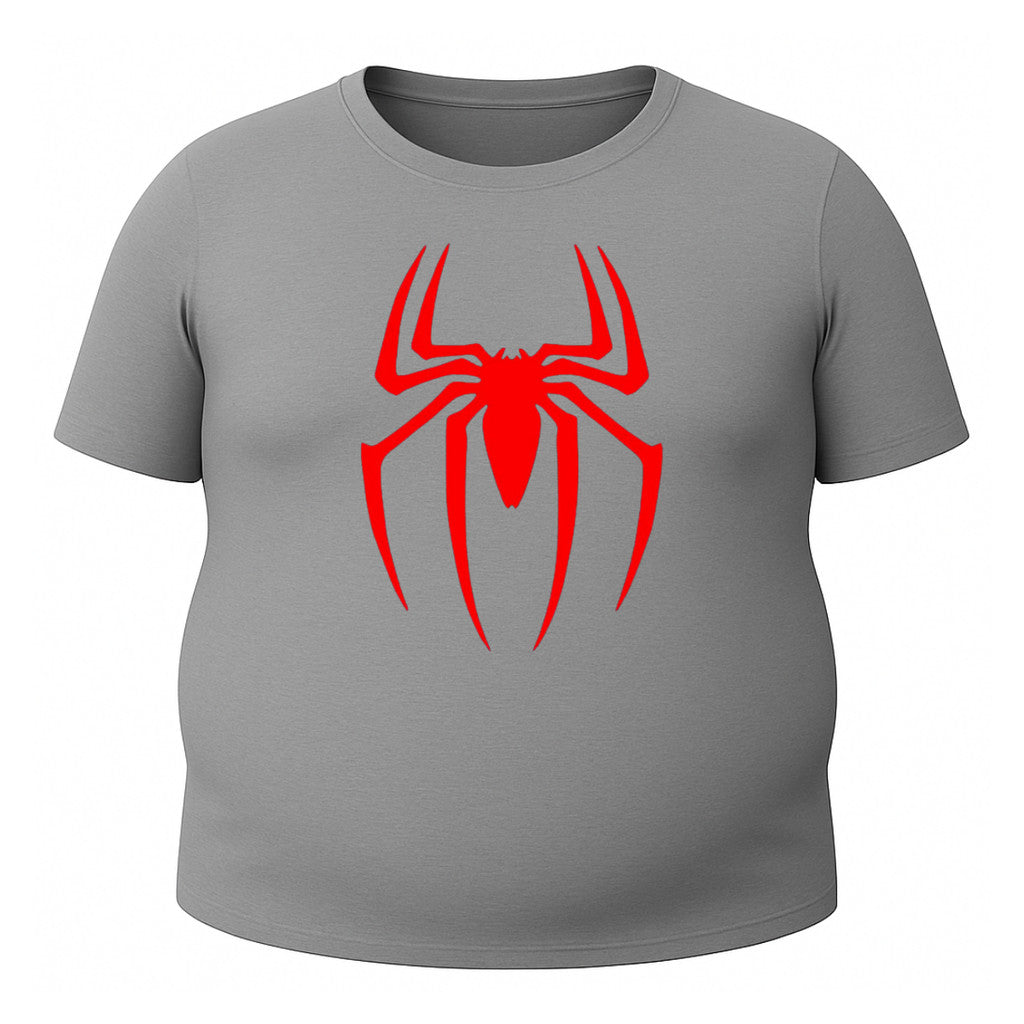 Camiseta Plus Size Proteção Uv Manga Curta Spider Man Rash Guard