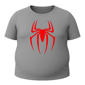 Camiseta Plus Size Proteção Uv Manga Curta Spider Man Rash Guard