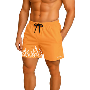 Bermuda Fogo Shorts Elastano Fire Premium Mauricinho Tecido Leve Bermuda Para Treinar Gang