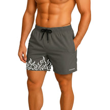 Bermuda Fogo Shorts Elastano Fire Premium Mauricinho Tecido Leve Bermuda Para Treinar Gang