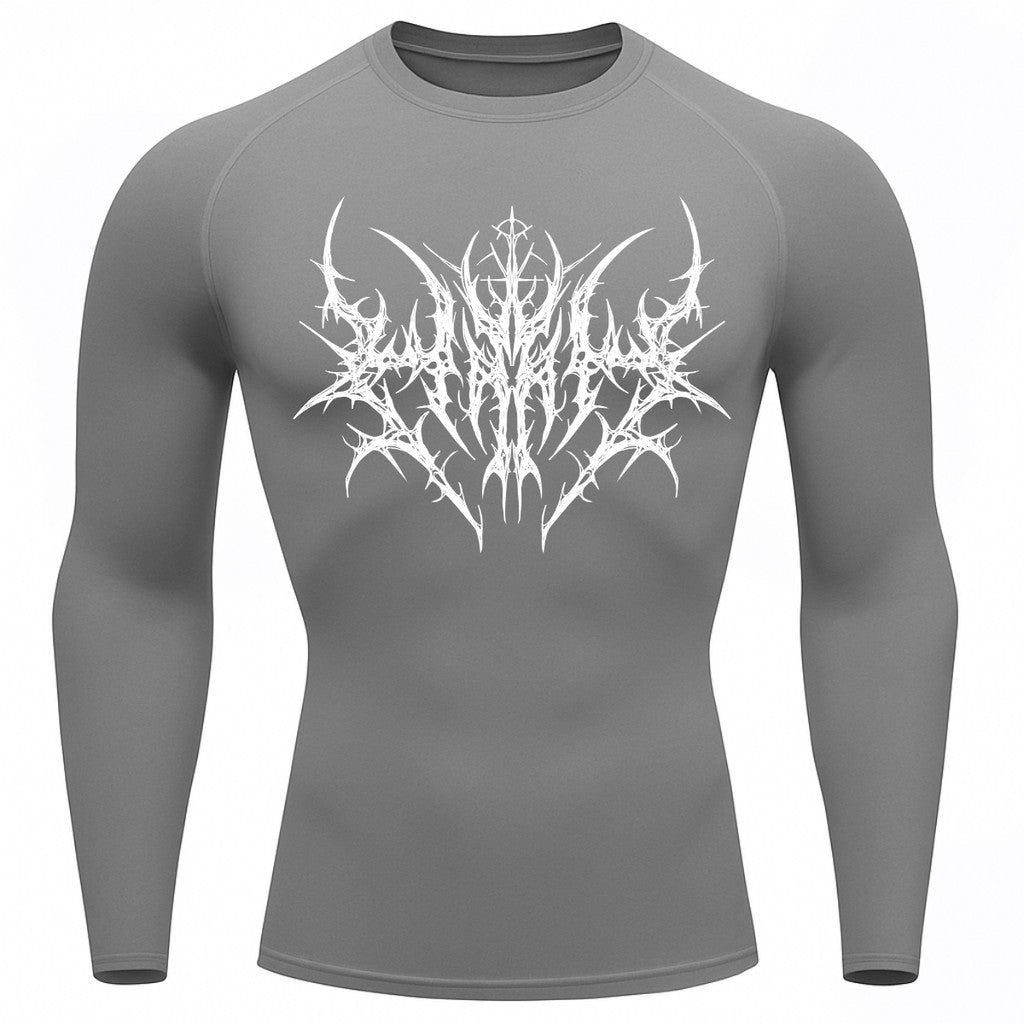 Camiseta Compressão Uv 50+ Manga Longa Cyber Tribal Primal Dominion Rash Guard