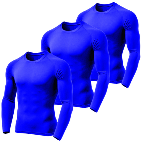 Kit 3 camisas térmicas proteção UV 50+