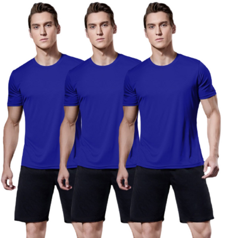 Kit 3 camisas com proteção UV manga curta