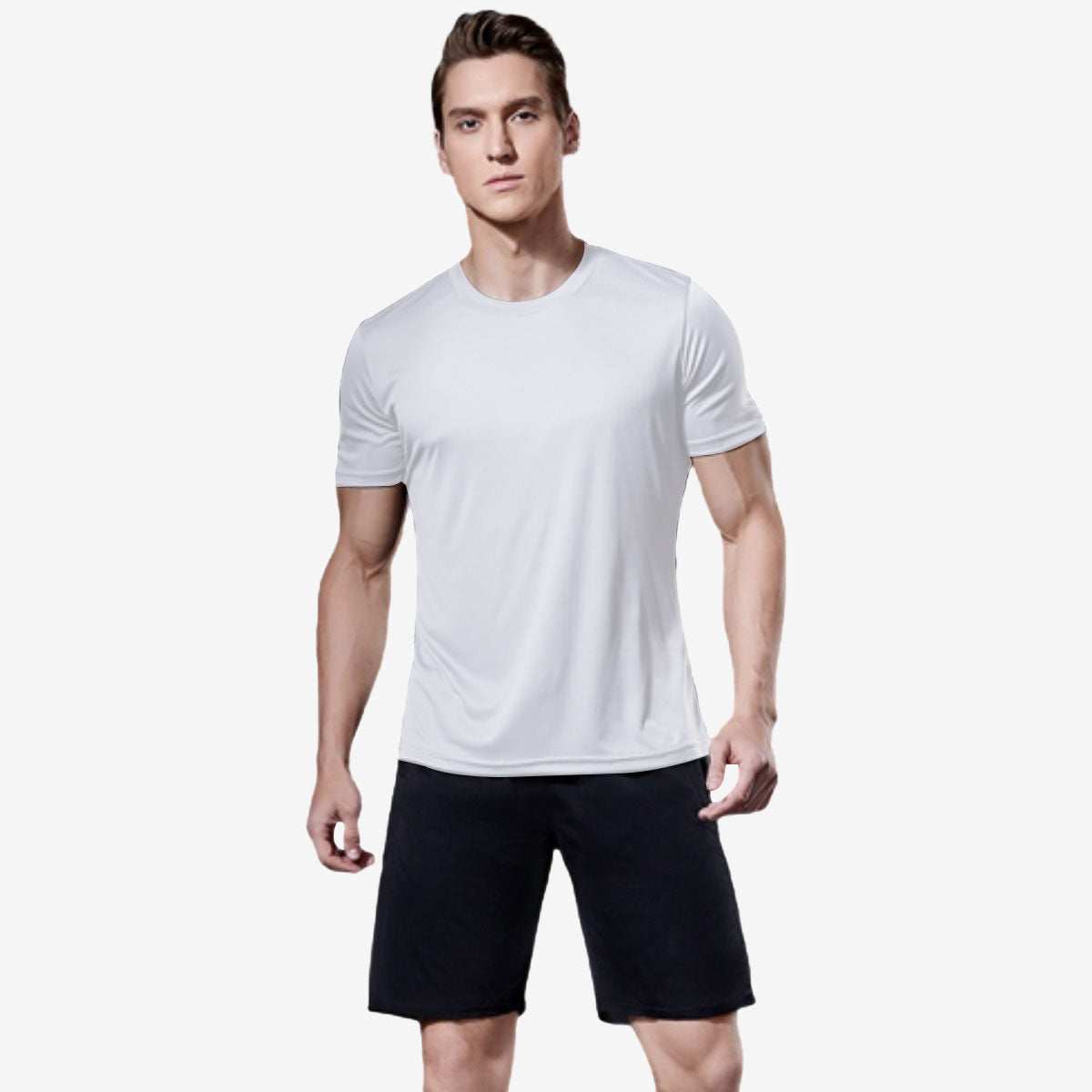 Camisa Curta Branco Uv 50+ DryFit