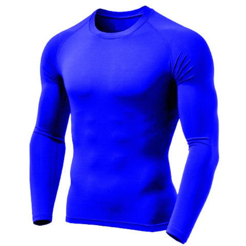 Camisa Térmica masculina Azul Royal - proteção solar UV 50+